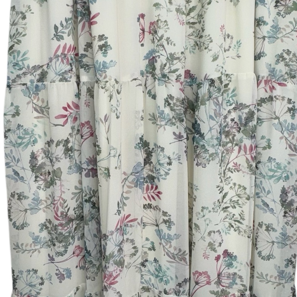 Vince Camuto women’s chiffon floral maxi skirt size XS - Picture 3 of 15